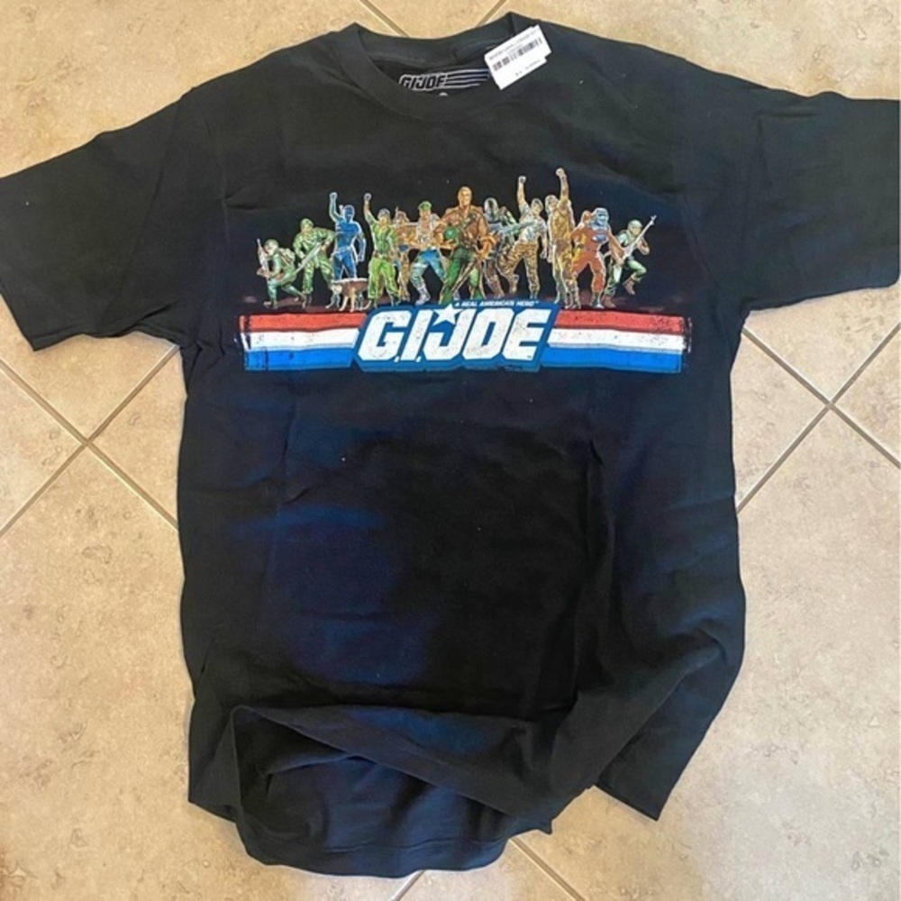GI Joe Black T shirt Men’s Medium New